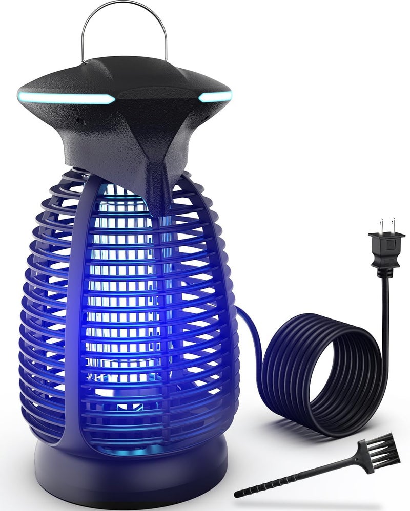 Dovima Bug Zapper Outdoor for Mosquito Flies - Waterproof Insect Killer Trap Lamp Electric 4200V Powerful Bug Zappers Indoor with LED Light for Patio Porch Garage Backyard & Home - Image 1